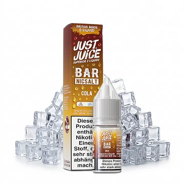 Just Juice Bar NicSalt Cola Flasche mit Produktetikett