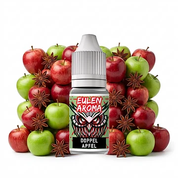 Eulen Aroma Doppelapfel Anis 10 ml Tropfflasche