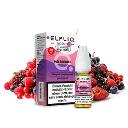 ELFLIQ Mix Berries Nikotinsalz 10ml Flasche für Pod-Systeme
