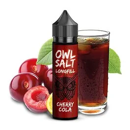 OWL Salt Cherry Cola Aroma Flasche für E-Zigaretten mit intensivem Kirsch-Cola-Geschmack