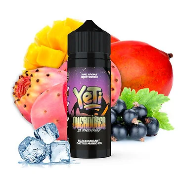 Yeti Blackcurrant Cactus Mango Ice Overdosed Aroma 10ml Fläschchen für E-Zigaretten