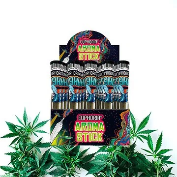 Euphoria T9HC White Widow Pre-Rolled Joint Verkaufsdisplay mit einzeln verpackten fertig gedrehten Joints