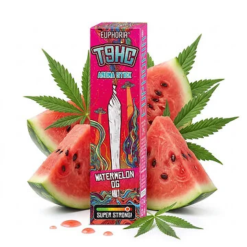 Euphoria T9HC Aromatic Stick Watermelon OG einzeln verpackt für langanhaltendes Melonen-Aroma