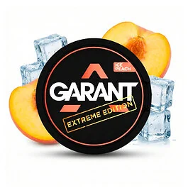 Garant Ice Peach Extreme Nikotinbeutel im Pfirsich-Eis-Design