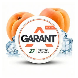 Garant Ice Peach Medium tabakfreie Nicotine Pouches mit Pfirsich-Geschmack