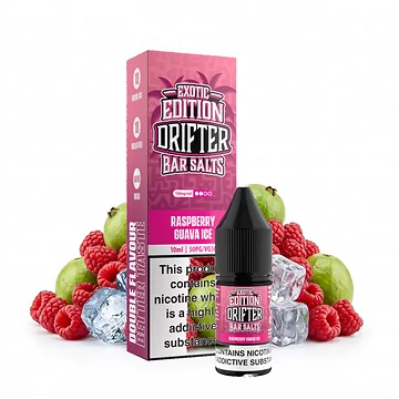 Drifter Bar Salts Raspberry Guava Ice 10ml Flasche