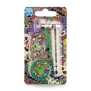 Euphoria 3 IN ONE Metal Pipe Box Kit Whimsical Komplettset mit Metallpfeife und Aufbewahrungsbox