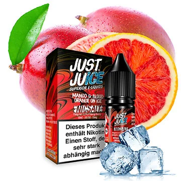 Just Juice Fusion Mango und Blood Orange NicSalt Flasche