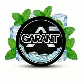 Garant Freeze Extreme Nikotinbeutel in der runden Dose mit eisigem Minz-Design