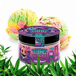 Euphoria T9HC Flowers Sherbert 3g naturbelassene Aromablüten in aromadichter Verpackung