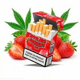 COCORI KUSH CBD Zigaretten COCORIBUD Strawberry Schachtel mit Erdbeer-Design