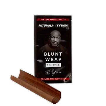 Tyson 2.0 Terpene Infused Blunt Wrap Verpackung mit originalem Mike Tyson Branding