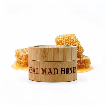 REAL MAD HONEY Nepal 50g Glas mit rohem Wildhonig aus dem Himalaya