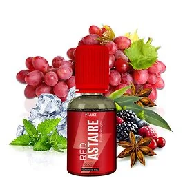 T-Juice Red Astaire 30ml Aroma Flasche mit Beeren- und Menthol-Design