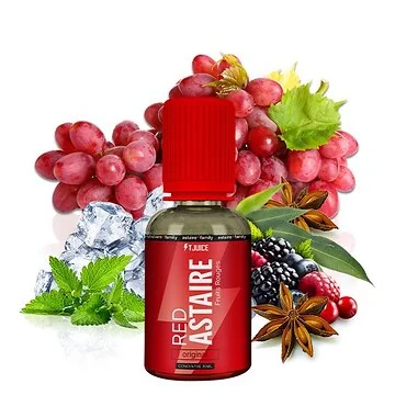 T-Juice Red Astaire 30ml Aroma Flasche mit Beeren- und Menthol-Design