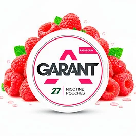 Garant Raspberry Medium Tabakfreie Nicotine Pouches im Slim-Format