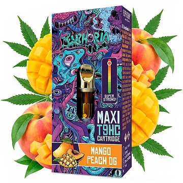 Euphoria T9HC Cartridge African Mango Vape-Kartusche mit 510er Gewinde und goldenem Destillat
