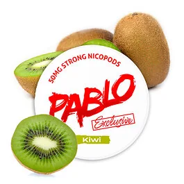 Pablo Nicotine Pouches Exclusive Kiwi Dose mit Fruchtdesign
