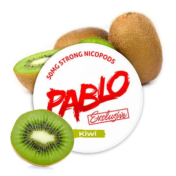 Pablo Nicotine Pouches Exclusive Kiwi Dose mit Fruchtdesign