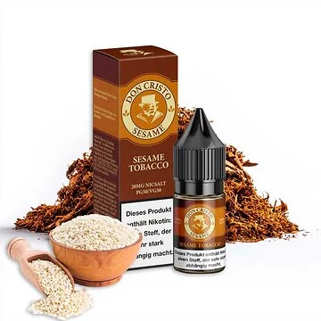 Don Cristo Nic Salt Sesame Liquid Flasche mit edlem Tabak- und Sesam-Aroma