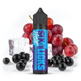 Six Licks Venom Grappleberry Longfill Aroma Flasche mit Weintrauben und Beeren Geschmack