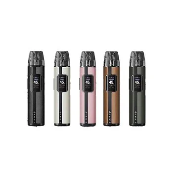 Elfbar ELFX Pro Pod Kit in der Vorderansicht mit installiertem Pod und aktivem Display
