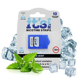 its POUCH RIPS Nicotine Stripes Ice Mint Verpackung mit auflösbaren Nikotinstreifen für diskreten Genuss