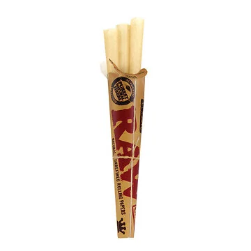 RAW Classic Kingsize Cones vorgerollte ungebleichte Hüllen im Dreierpack