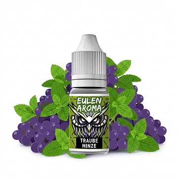 Eulen Aroma Traube Minze 10ml Tropfflasche
