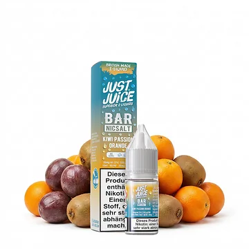 Just Juice Bar Kiwi Passion Fruit Orange 10ml Flasche