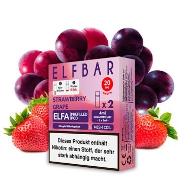 Elf Bar ELFA Prefilled Pods Strawberry Grape 