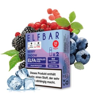 Elf Bar ELFA Prefilled Pods Blueberry Snoow 