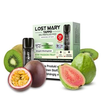 Lost Mary Tappo Pod Kiwi Passion Fruit Guava 