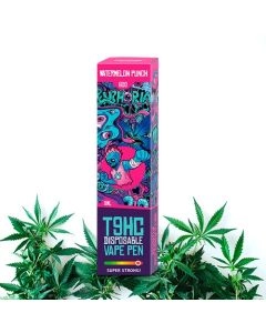 Euphoria Disposable Vape Pen T9HC Watermelon Punch 