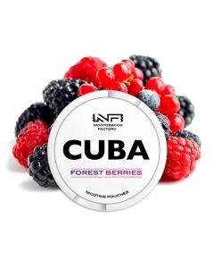 CUBA Nicotine Pouches Forest Berries Medium 