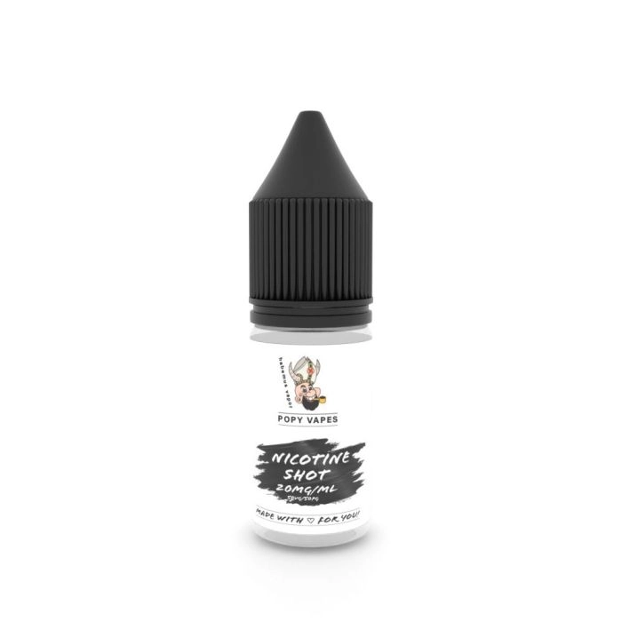POPY VAPES Nicotine Shot 20mg/ml 50/50 