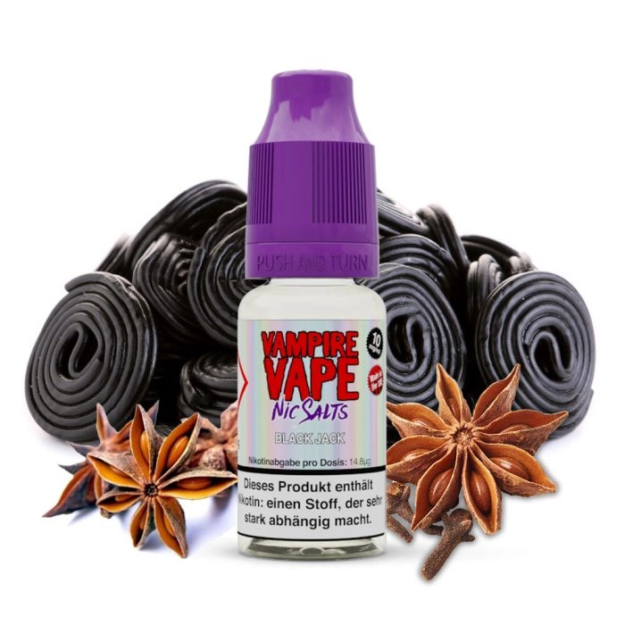 Vampire Vape Black Jack Nitotinsalz 