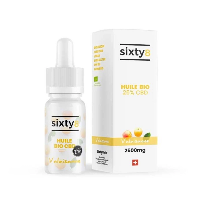 sixty8 CBD Bio Hanföl Valaisanne 