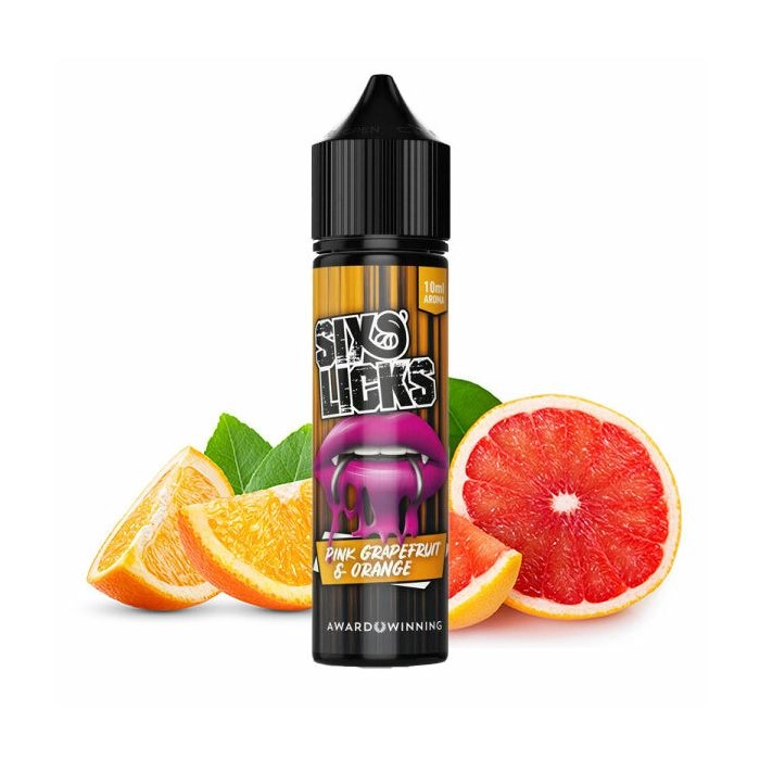 Six Licks Pink Grapefruit Orange Aroma 