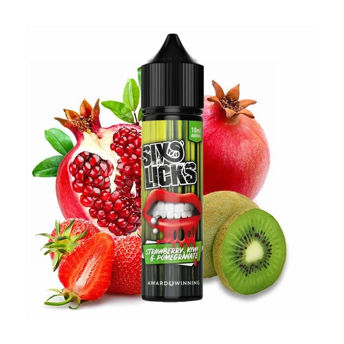 Six Licks Strawberry Kiwi Pomegranate Aroma 