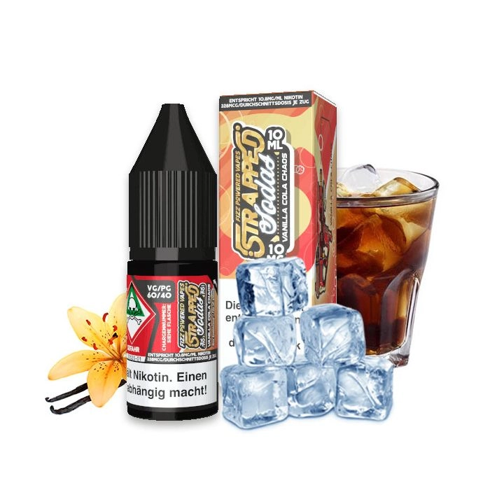 Strapped Vanilla Cola Chaos Nikotinsalz Strapped Vanilla Cola Chaos Nikotinsalz