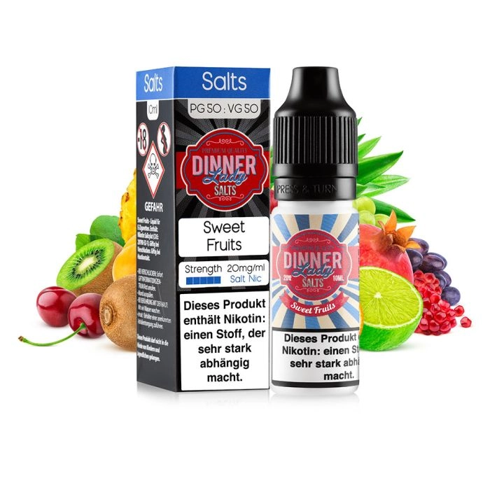 Dinner Lady Sweet Fruits Nikotinsalz Dinner Lady Sweet Fruits Nikotinsalz