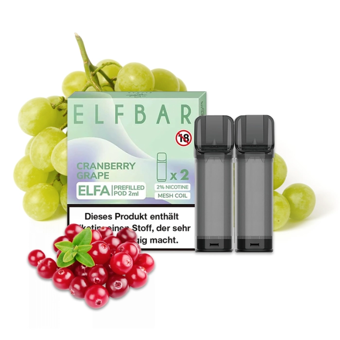 Elf Bar ELFA Prefilled Pods Cranberry Grape 