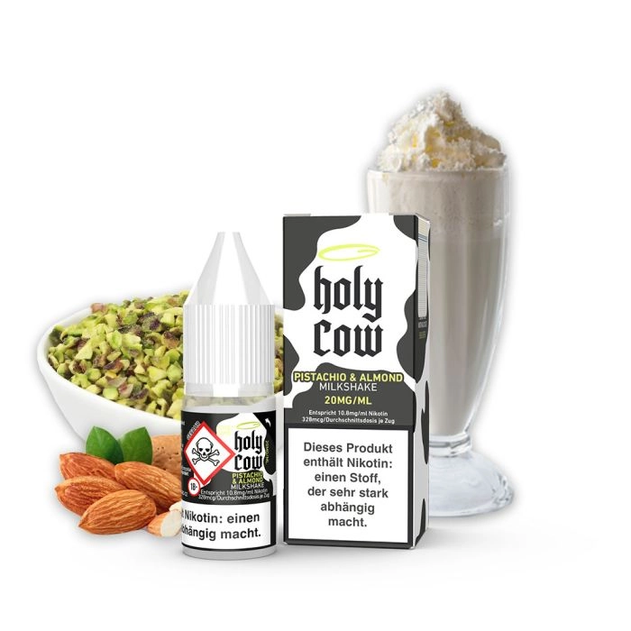 Holy Cow Pistachio Almond Milkshake Nikotinsalz Holy Cow Pistachio Almond Milkshake Nikotinsalz