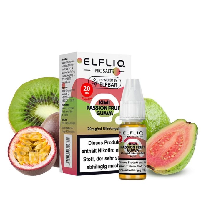 ELFLIQ Kiwi Passionfruit Guava Nikotinsalz 