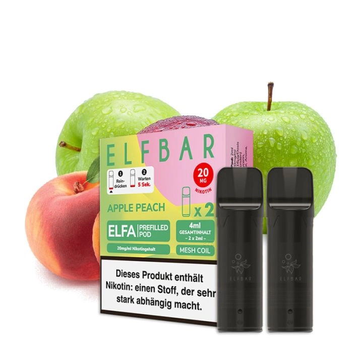 Elf Bar ELFA Prefilled Pods Apple Peach 