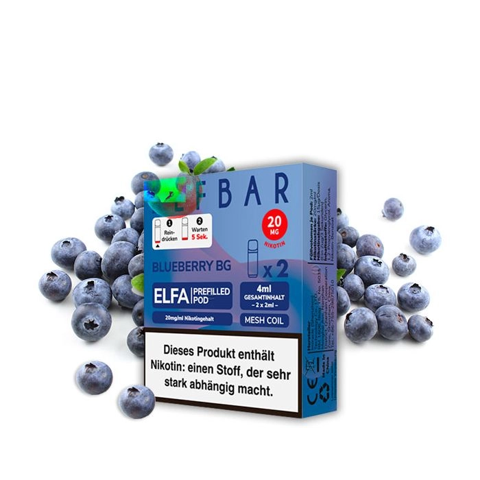 Elf Bar ELFA Prefilled Pods Blueberry BG 