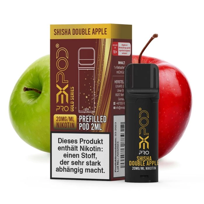 Expod Pro Pod Gold Series Shisha Double Apple 