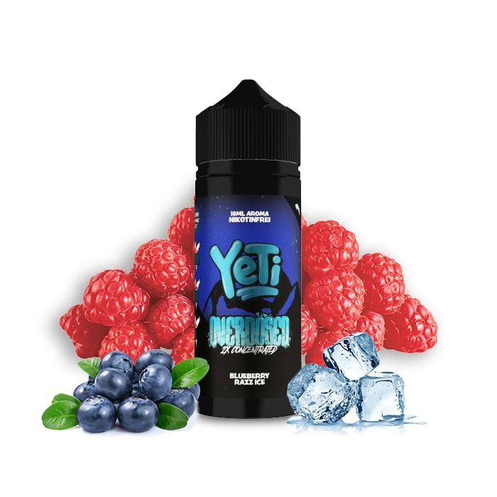 Yeti Blueberry Razz Ice Overdosed Aroma 