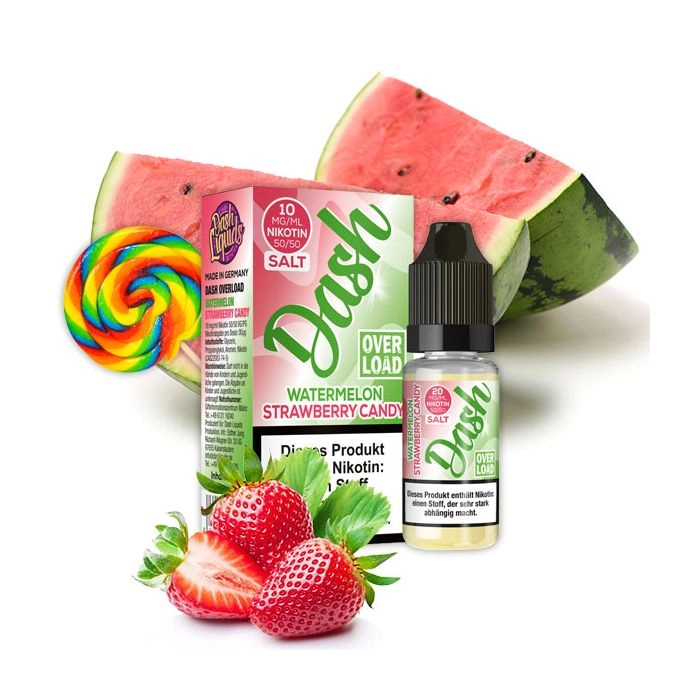 Dash Watermelon Strawberry Candy Overload Nikotinsalz 